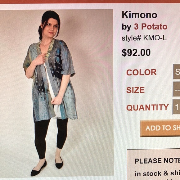 NWOT 3 Potato kimono from designer Guo Feng - Picture 5 of 5